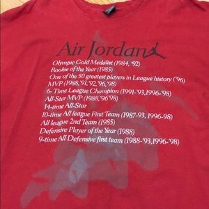 Air Jordan accomplishments t shirt